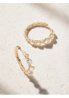 David Yurman - 18-karat Gold Hoop Earrings - One size