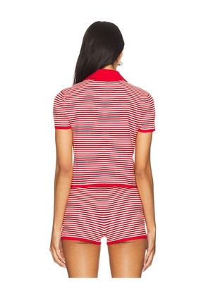 Lovers and Friends Parker Knit Top in Red. Size M. Also in XXS, XS, S, L, XL.