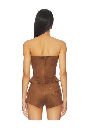 Nana Jacqueline Hailey Top in Brown. Size S. Also in M, L.