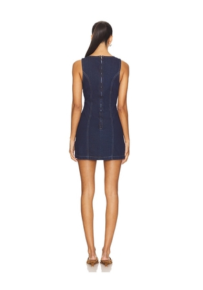 MORE TO COME Genie Mini Dress in Blue. Size M. Also in XXS, XS, S, L, XL.