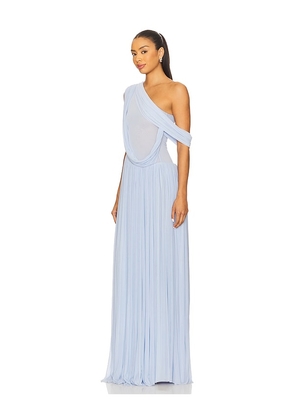 MISHA The Medias Stocking Dress in Blue. Size S. Also in XL.