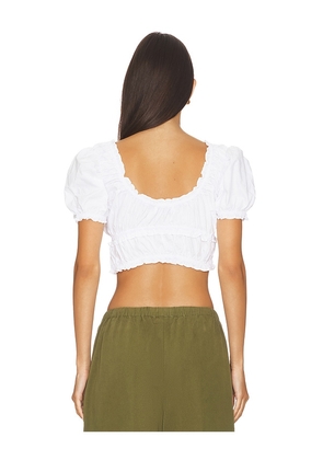 Nakedvice The Natalia Top in White. Size L. Also in S.