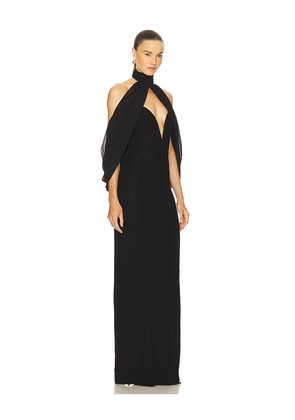 Michael Costello x REVOLVE Braga Gown in Black. Size XS. Also in M.