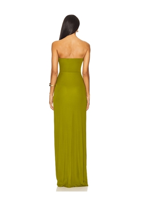 Lovers and Friends Farrah Gown in Olive. Size M. Also in XS, S, L, XL.