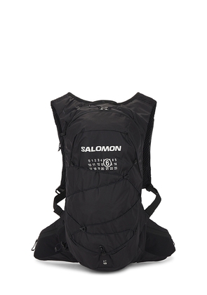 MM6 Maison Margiela x Salomon XT 15 Backpack in Black.