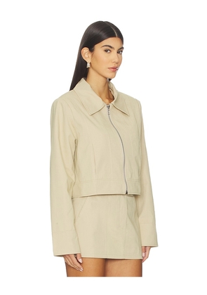 MADISON THE LABEL Nikolas Jacket in Beige. Size M. Also in XS, S, L, XL/1X.