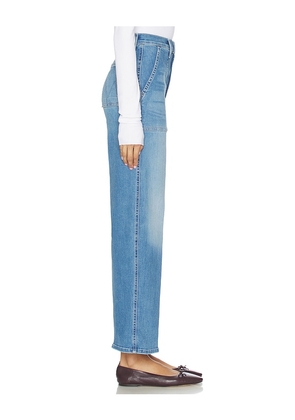 MOTHER The Stitch Maven Flood Jeans in Blue. Size 26. Also in 25, 29, 33, 34.