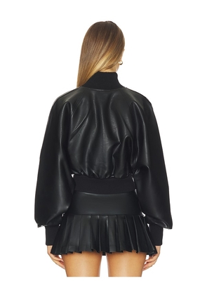 Norma Kamali Oversized Turtleneck Bomber Jacket To Waist in Black. Size M. Also in L.
