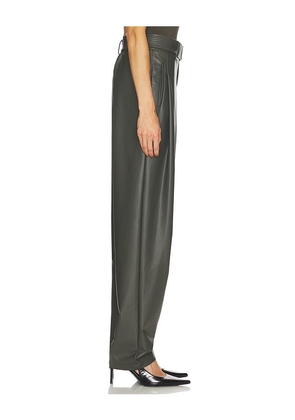 Lapointe Faux Leather Belted Tapered in Dark Green. Size 2. Also in 4, 0.