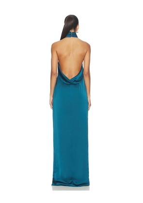 Katie May x REVOLVE Sidrit Gown in Blue. Size M. Also in S, XS, L.