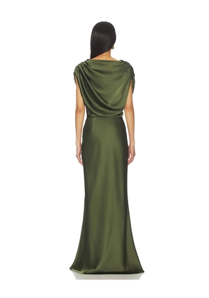 Lovers and Friends Liliana Gown in Dark Green. Size XS. Also in XXS, L.