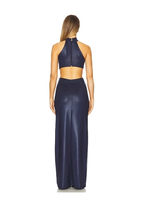 Mariandree Gaitan Corina Dress in Navy. Size M. Also in S, XS, L.