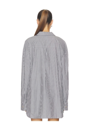 L'AGENCE Lorena Resort Shirt in White. Size M. Also in XS.
