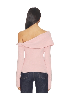 Lovers and Friends Arya Off The Shoulder Sweater in Pink. Size S. Also in XS, M, L.
