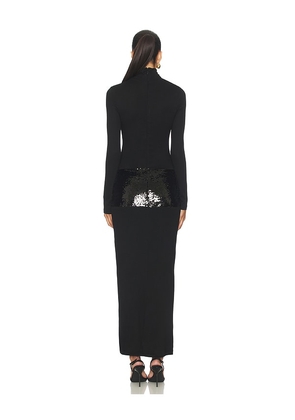 MADISON THE LABEL Mercer Maxi Dress in Black. Size L. Also in XS, S, M.