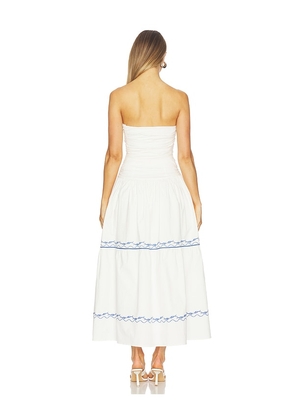 Line & Dot Oia Dress in White. Size L. Also in M.