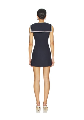 Line & Dot Anchor Mini Dress in Navy. Size L. Also in S, XS, M.