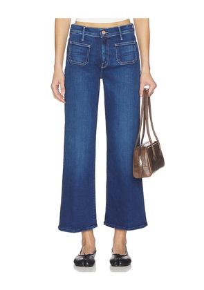 MOTHER The Patch Pocket Mid Rise Maven Ankle Jeans in Blue. Size 23. Also in 24, 25, 26, 27, 28, 29, 30, 31, 32, 33, 34.