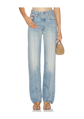 LEVI'S Ribcage Full Length Straight in Blue. Size 24. Also in 26, 25, 27, 28, 29, 30, 31, 32.