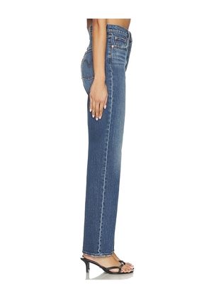 LEVI'S Ribcage Full Length Straight Leg Jeans in Blue. Size 24. Also in 27, 26, 28, 30, 31, 32.