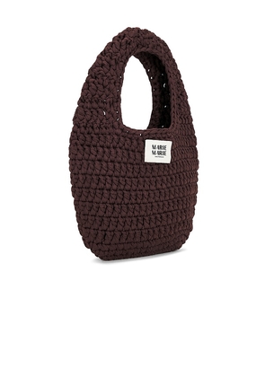 Marie Marie Amsterdam Egg Bag in Brown.