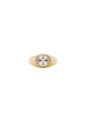 Lovers and Friends Tatum Ring in Metallic Gold. Size 7. Also in 8.