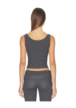 Miaou Luna Top in Black. Size L. Also in XS, S, M.