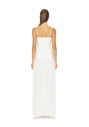 Nookie Darling Maxi Dress in Ivory. Size M. Also in S.