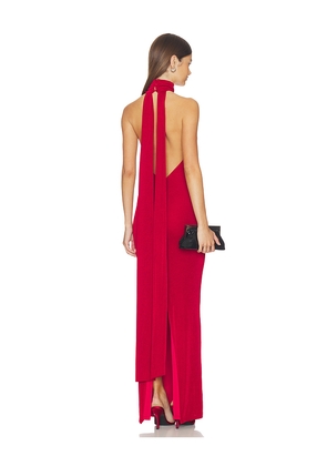 Nookie Crush Halter Gown in Red. Size L. Also in M, S, XL, XS.