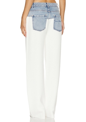 SEROYA Chani Pant in White. Size L. Also in S, XS.