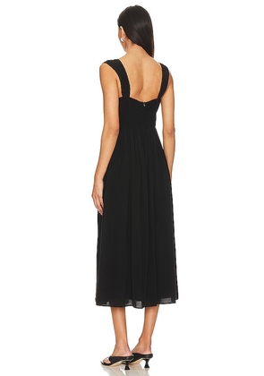 Rue Sophie Layla Midi Dress in Black. Size S. Also in XS, M.