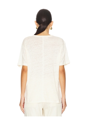 Sold Out NYC The Linen Perfect Tee in Cream. Size M. Also in XS, S.