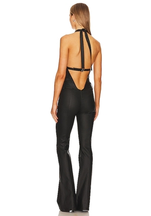 retrofete Cynthia Jumpsuit in Black. Size S. Also in L, M, XL/1X.
