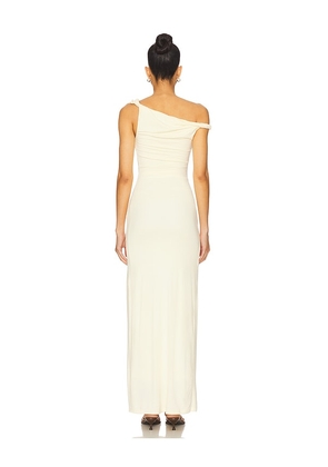 superdown Devin Maxi Dress in Cream. Size M. Also in XS, S, L.