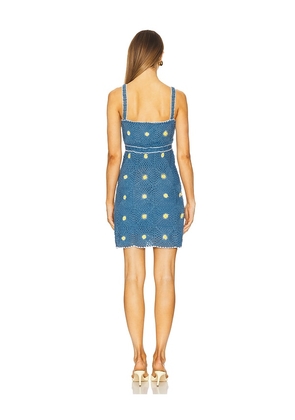 SAYLOR Aster Dress in Blue. Size M. Also in S, L.