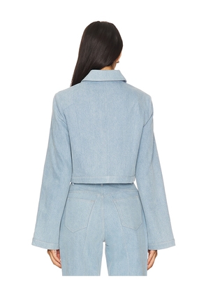 SAU LEE Bambi Denim Jacket in Blue. Size 12. Also in 4, 6, 8.