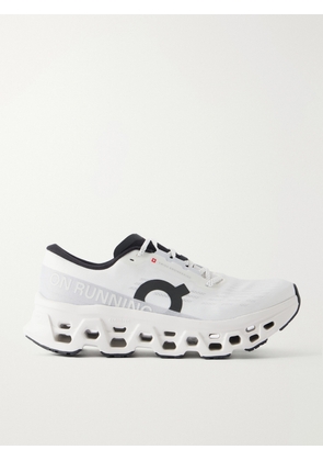 ON - Cloudmonster 3 Rubber-trimmed Mesh Sneakers - White - US5,US5.5,US6,US6.5,US7,US7.5,US8,US8.5,US9,US9.5,US10,US10.5,US11