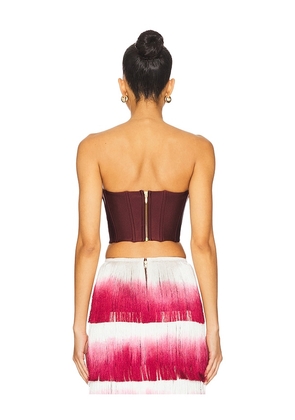 PatBO Corset Top in Red. Size 2. Also in 4.