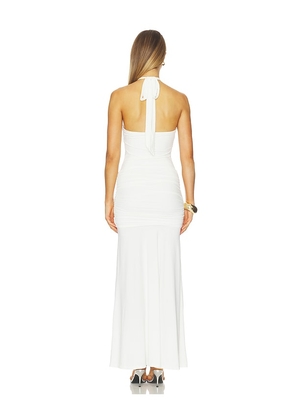 Runaway The Label Alola Halter Maxi Dress in White. Size XS. Also in L, M, S, XL.