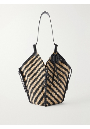 Isabel Marant - Tampa Raffia Tote Bag - Black - One size
