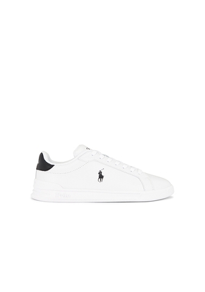 Polo Ralph Lauren Court II Sneaker in White. Size 10. Also in 11, 12, 13, 7, 8, 9.