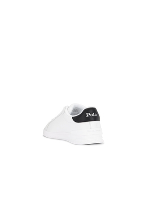 Polo Ralph Lauren Heritage Court II Leather Sneaker in White. Size 10. Also in 8, 9, 12, 7.5.
