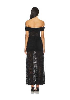Runaway The Label Vaneya Lace Maxi Dress in Black. Size M. Also in XS, S, L, XL.