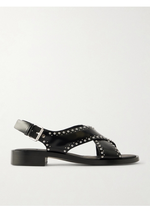 Church's - Remi Studded Woven Leather Sandals - Black - IT36,IT36.5,IT37,IT37.5,IT38,IT38.5,IT39,IT39.5,IT40,IT40.5,IT41,IT41.5,IT42