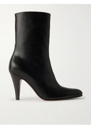 The Row - Ornella Leather Ankle Boots - Black - IT36,IT37,IT38,IT39,IT40,IT41,IT42