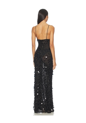 superdown Arna Maxi Dress in Black. Size L. Also in XS, S, M.