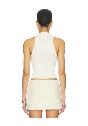 Solid & Striped The Shelby Top in Ivory. Size M. Also in L, XL.