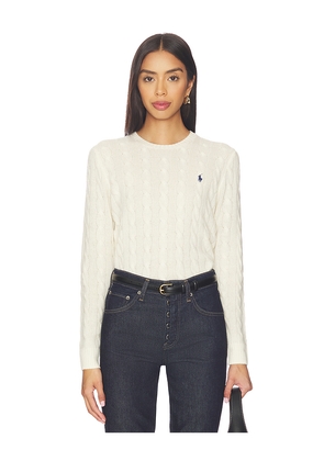 Polo Ralph Lauren Julianna Long Sleeve Pullover in Cream. Size M. Also in L, S, XS, XXS.