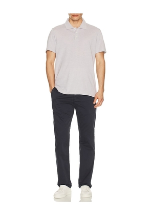 PAIGE Demille Polo in Light Grey. Size L. Also in S, XXL/2X.