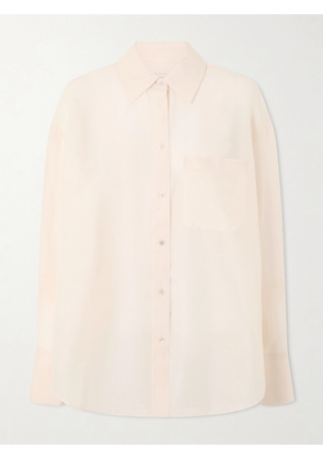 TWP - Big Joe Cotton And Silk-blend Voile Shirt - Pink - XXS,XS/S,M/L